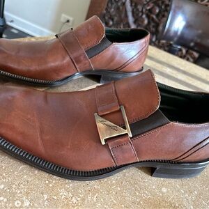 Kenneth Cole New York Men's Brown Leather Shoes